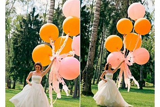 Букет шаров невесте